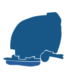 Gulvvaskemaskiner, Step-on 
