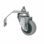 Purewash/Mosmatic Rustfrie Hjul inkl. brakett 60mm for Overflatevasker 300/410mm.