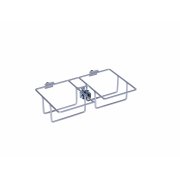 Dobbel holder til btter, smal