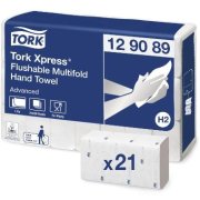 Tork 129089 Hndtrk Advanced H2 Z-brettet, jomfrufiber, 2-lags, 24 x 21,3 cm