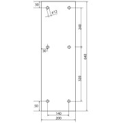 Motplate for h�ytrykks svingarm easywash365+