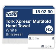 Tork Hndtrk Express H2 Multifold, 2-lags, jomfrufiber, 25,5 x 19,6 cm