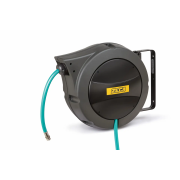 Automatisk slangetrommel, hygienisk slange, 12 m, 15 bar