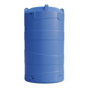 Sylindrisk vanntank, vertikal bl� 50 L.