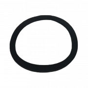 Pakning til lokk - 12,5 cm, skum, utvendig gjenge