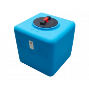 Vanntank 100 liter rektangulr bl