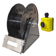 Slimline Industriell Slangetrommel - med elektrisk motor