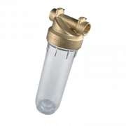 Filterhus Messingtopp med 3/4