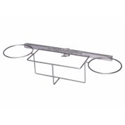 Btteholder av rustfritt stl - For 2 runde og 1 firkantet Btte