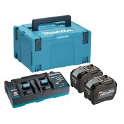 Makita Batterisett 2 x 8.0AH + 1 x dobbel hurtiglader