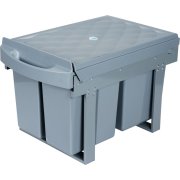Avfallsbeholder med uttrekk, 4x8L, gr�