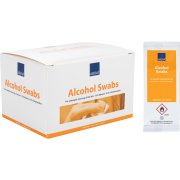 Desinfiserende alkoholservietter for hud, 14x18 cm, individuelt pakket, 12x50 stk.