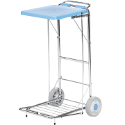 Sekkestativ med fot/hndbetjent lokk for 100 L. sekker