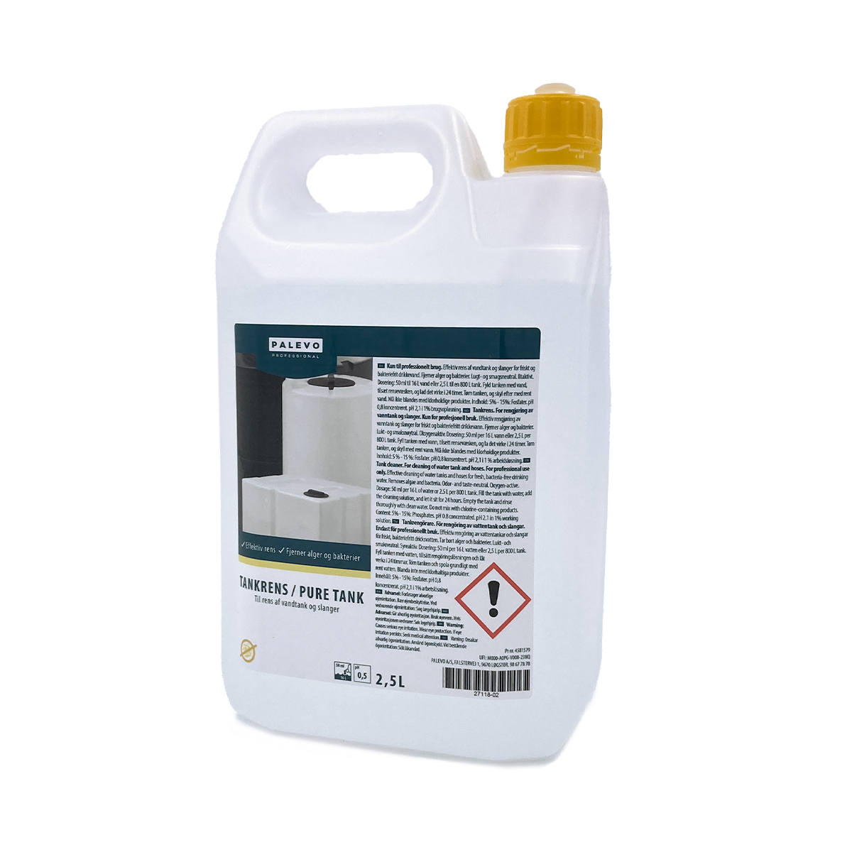 Tankrens / Pure Tank 2,5 l. - Spesialrengjøring - NOWAS AS