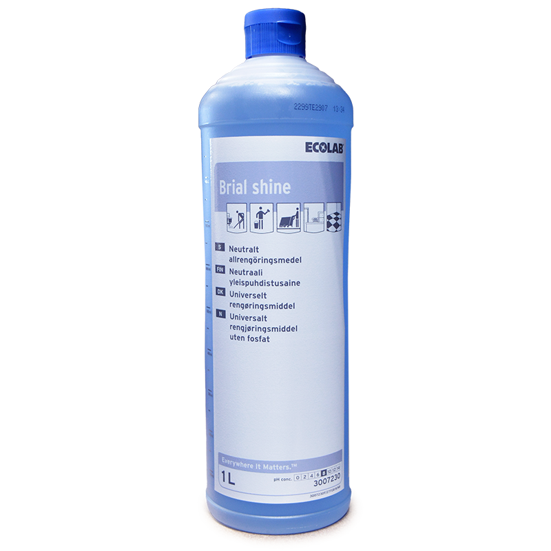 Ecolab Brial Shine 1 L. - Universalrengjøring - NOWAS AS