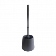 Toalettbrste med rund skl - 100% resirkulert plast, gr