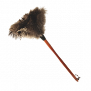 Stvkost, strutse fjr m/ skaft 45cm