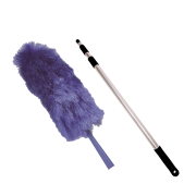 Duster, nylonhr med teleskophndtak 74-180cm