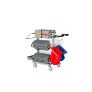 Tina Trolley 402016 Eksklusiv tralle, 4 x 6L b�tter og 2 x moppebokser