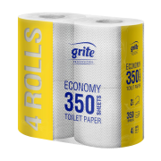 Toalettpapir, resirkulerte fibre, 2-lags, 38,5 m x 56 ruller.