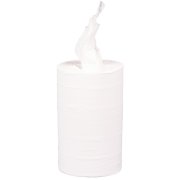 Trkepapirrull mini, 1-lags, 120m Hvit. 12 rl.