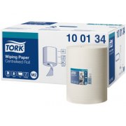 Tork 100134 Basic Papir Senterrull, gul 1lag, 300 m. 6 RL