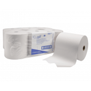 Kimberly Clark Scott 6667 Airflex Trkerull, 1-lags, hvit, 304 m, 6rl.
