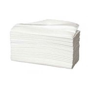 Trkepapir i ark, c-fold, nyfiber, hvit, 2-lags, 23x31 cm.