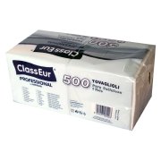 ClassEur Professional Lunsjserviett, 33x33 cm. 1-lags 1/4-fold, hvit 4000 stk.