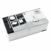 Fasana Kaffeserviett 24x24 cm, 3-lags, 1/4 fold, hvit, 1000 stk.