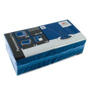 Fasana Middagsserviett 40x40 cm, 3-lags, 1/4 fold, mrkebl, 1000 stk.