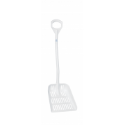 Vikan spade med dreneringshull, 1110 mm. Hvit