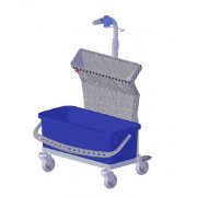 DIT Moppe vogn med btte 14L. & vaskepose. Diameter 75mm.