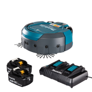 Makita Robotst�vsuger DRC200 inkl. 2 x 18V batterier og lader