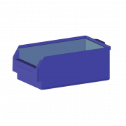 DIT kasse, plast, bl