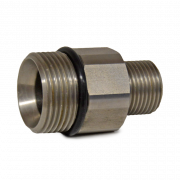 Nippel til skruekobling, M24 utv. til utv. gjenge, 700 bar