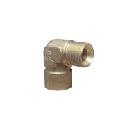 90 hytrykksvinkel, messing, utv./innv. gjenge