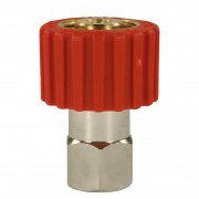 Overgang m/mutter 22 mm innvendig gjenge - maks 250 bar