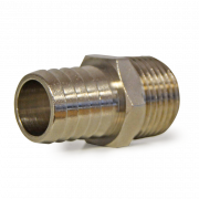 Slangenippel forniklet 18 mm  1/2