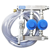 Dobbel injektor for hytrykksvasker, med sirkulasjon 0-13 %