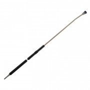 Lanserr med buk 120cm. - Rustfritt stl med KEW og fast dyseholder