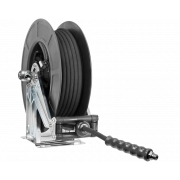 Automatisk hytrykksslangetrommel 4434 inkl 20 m. sort 2-lags DN08 slange - 300 bar