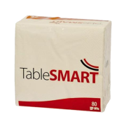 TableSMART Lunsjserviett 3-lags, hvit 33x33cm. 1600 stk