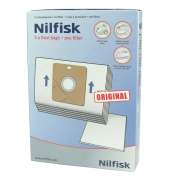 Stvsugerpose Original Nilfisk GO/GM60/Coupe/Neo/Compact /One, 5 stk + 1 filter