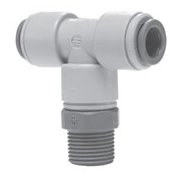 John Guest T-skru kobling, midt konisk