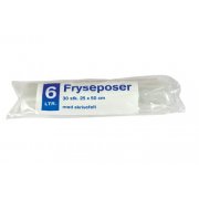 Fryseposer med skrivefelt, LDPE, egnet til bruk med fdevarer, 6 L - 30 x 50 stk.