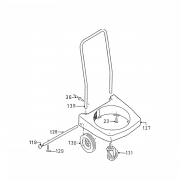 Hjulaksel for Ghibli AS 400
