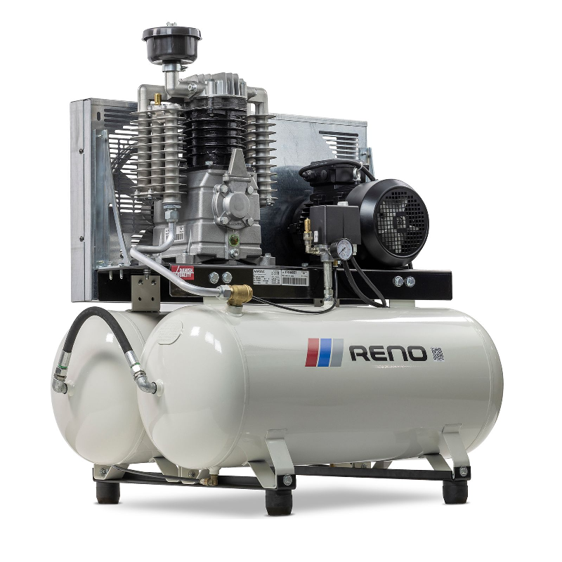 RENO kompressor, twin stempelkompressor 670/90+90 - Kompressorer - NOWAS AS