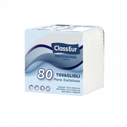 ClassEur Professional serviet, 33x33 cm. 3-lags 1/4-fold, hvid 1920 stk.