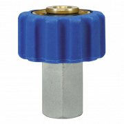 Quick skruekobling med 1/2'' indgang og 1/4'' indv. gjenge